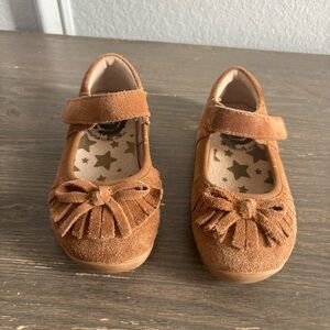 Livie and Luca Brown Suede Moccasins